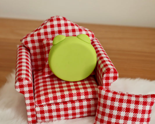 Mushroom Froggy Worry Stone