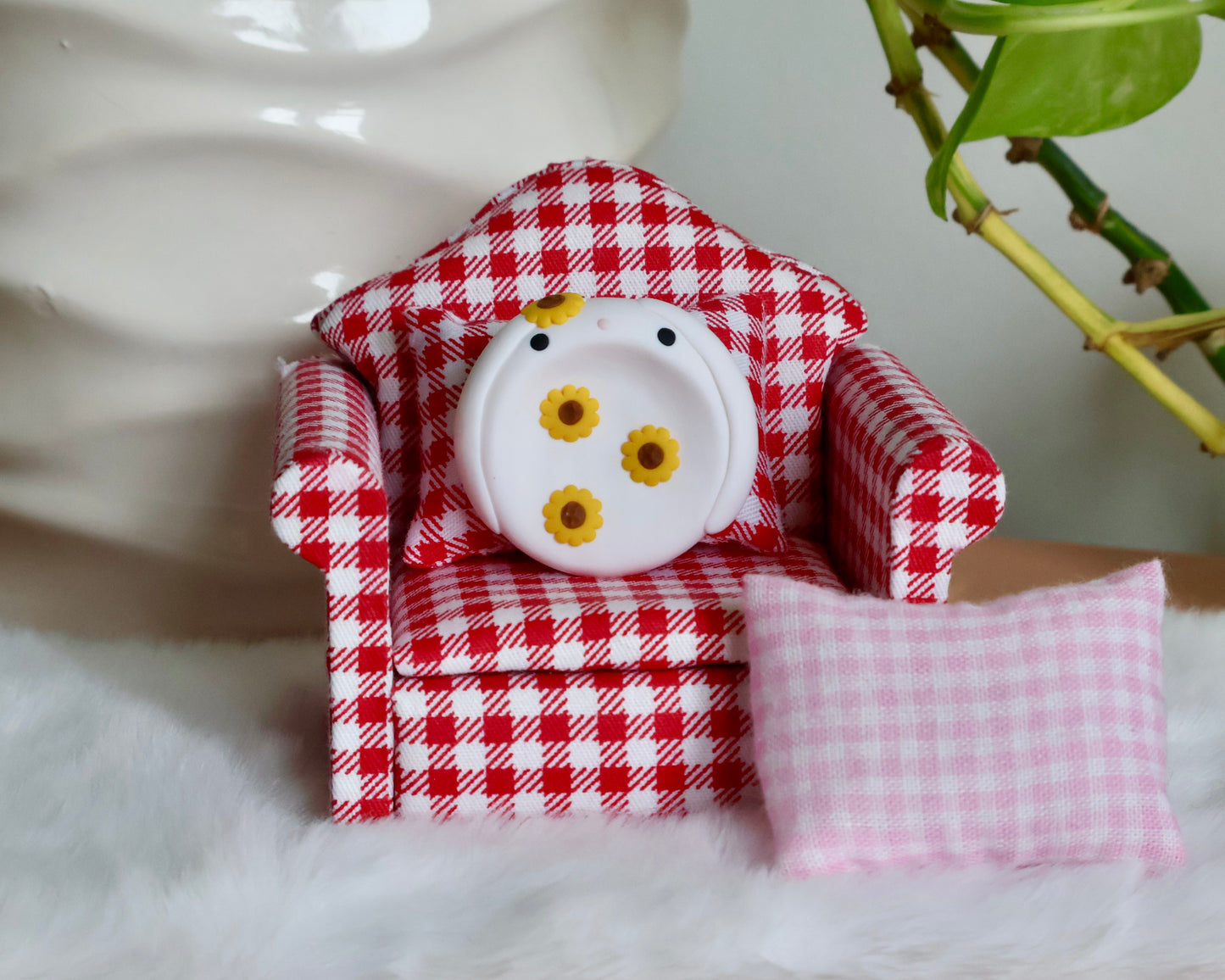 Mini Sunflower Bunny Worry Stone