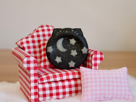 Glow-in-the-dark Night Cat Worry Stone