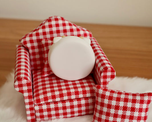 Strawberry Cow Worry Stone