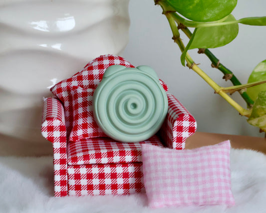 Mushroom Froggy Worry Stone