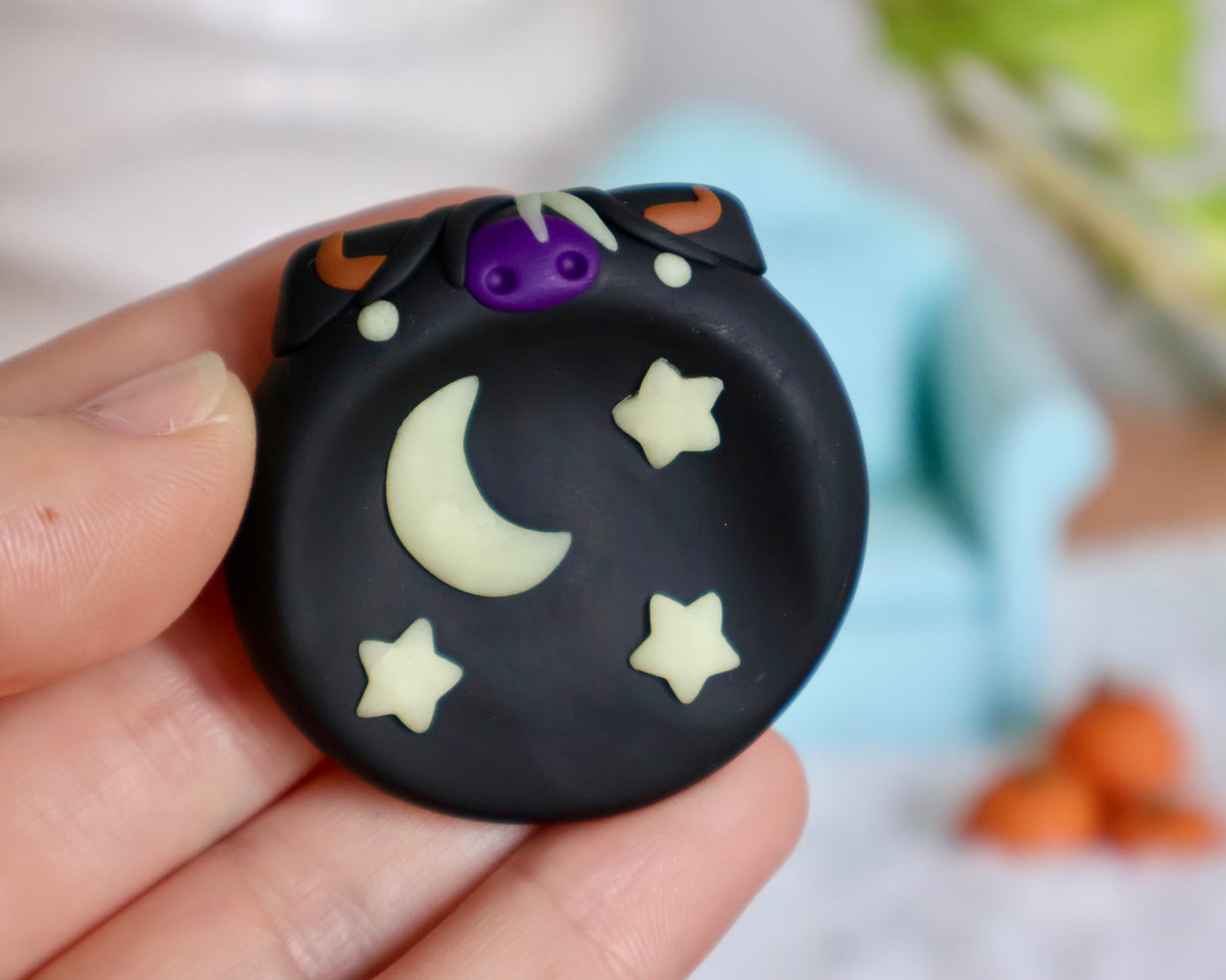 Emo Highland Cow Worry Stone