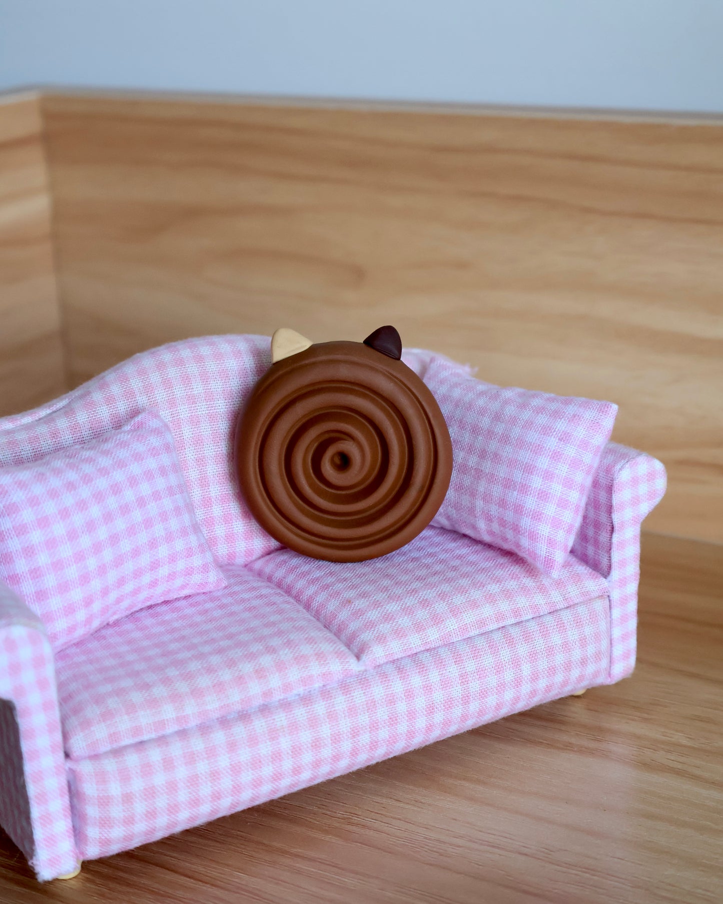 Mocha Latte Kitty Worry Stone