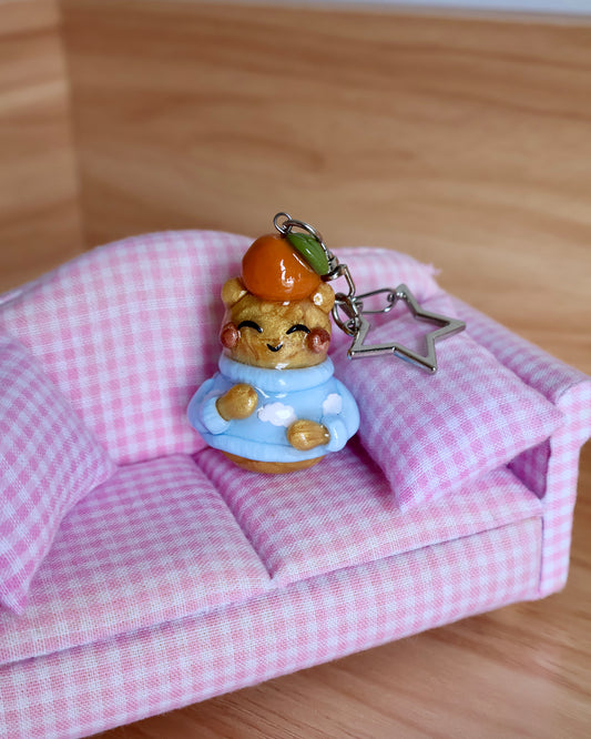 Tangerine Cloud Florence Keychain