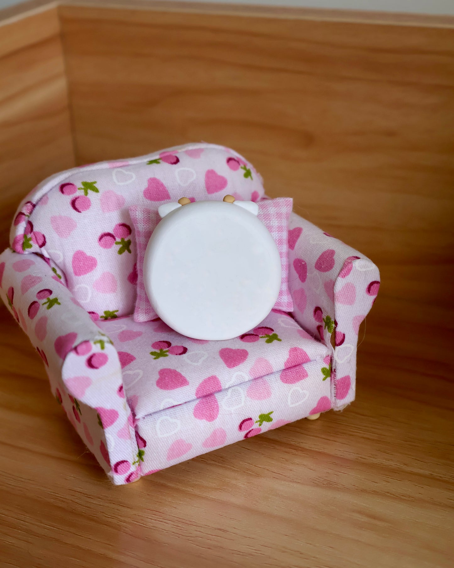 Strawberry Cow Worry Stone