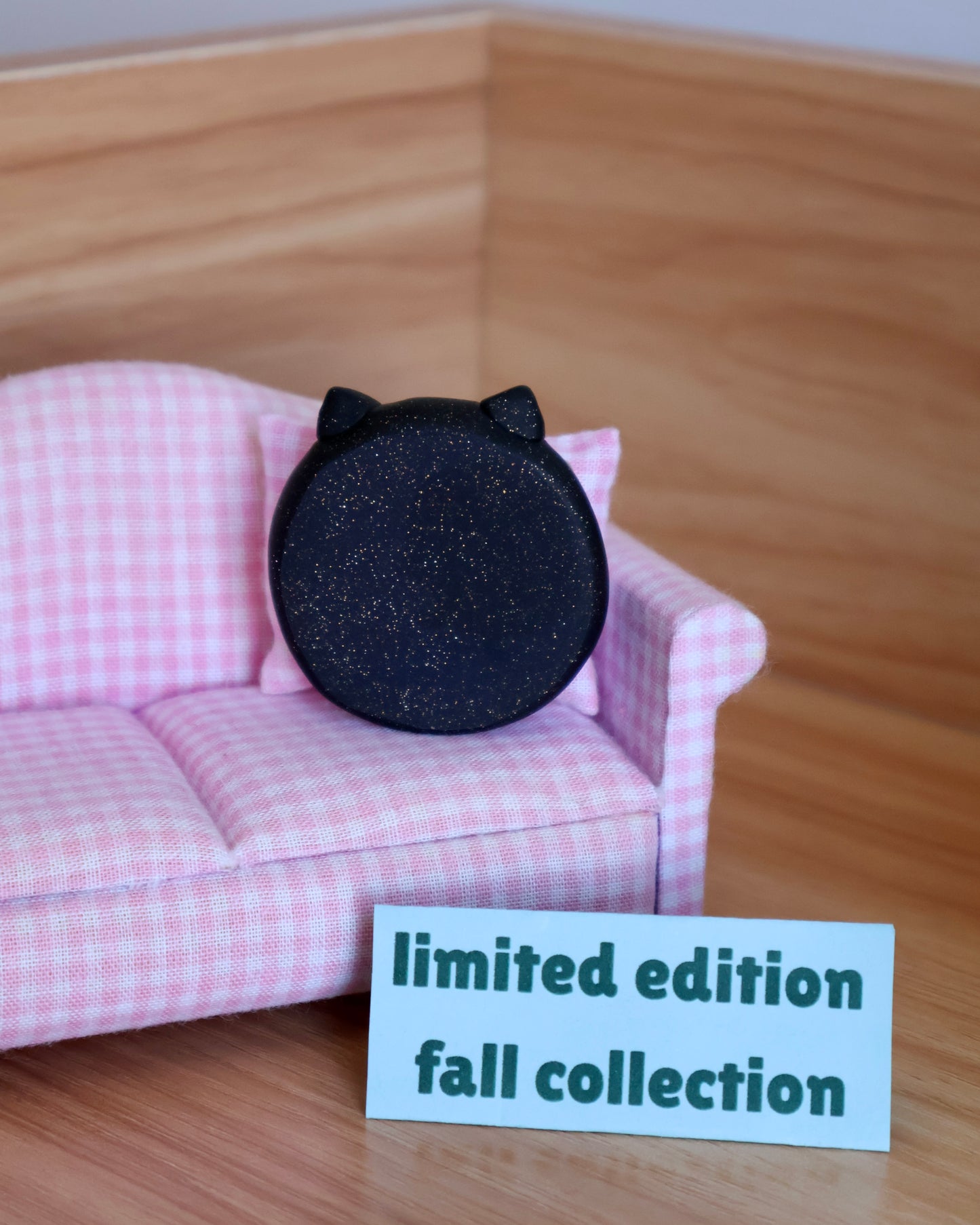 Spooky Night Cat Worry Stone