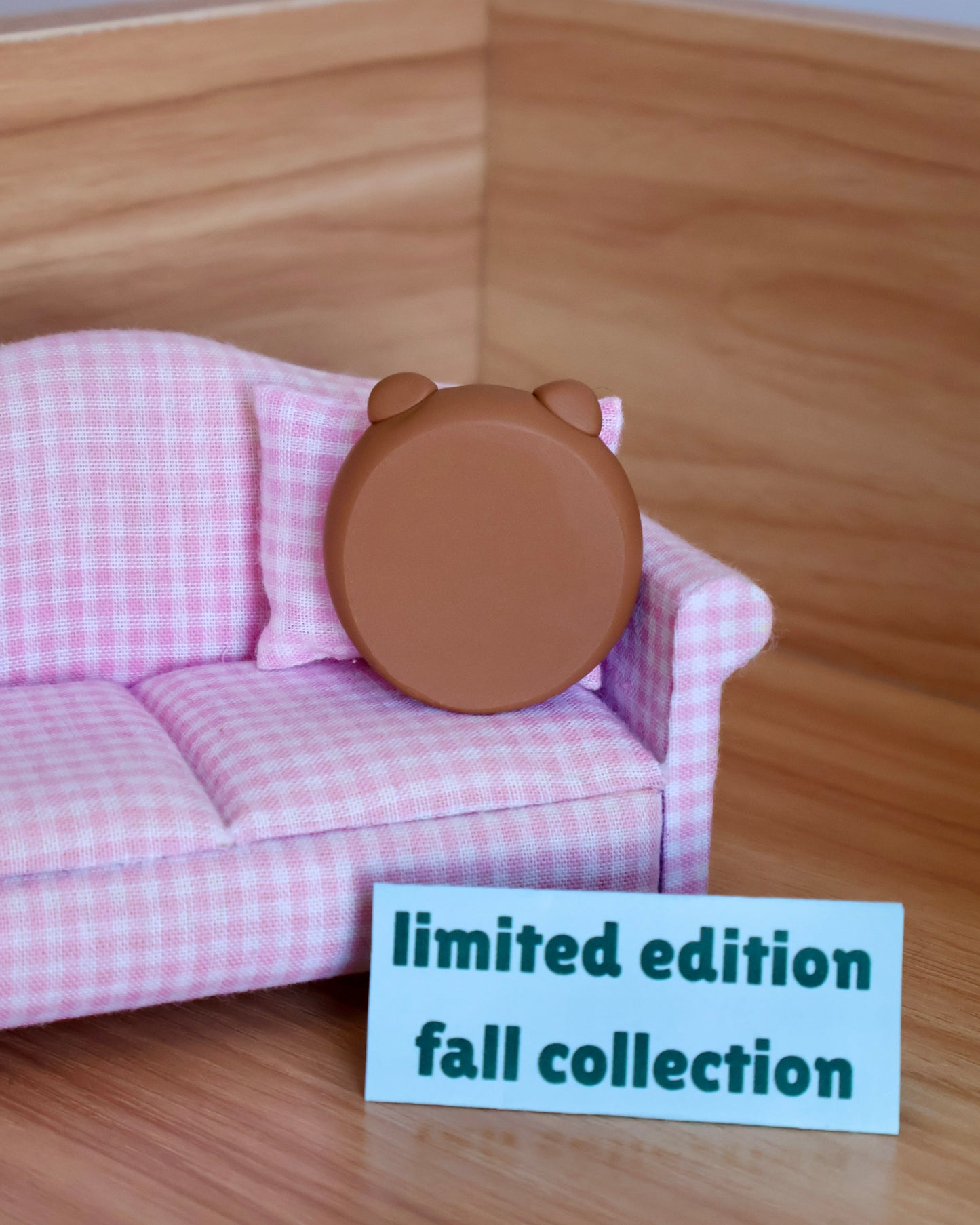 Apple Bear Worry Stone