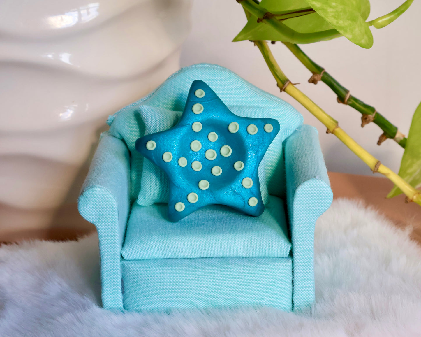 Blue Starfish Worry Stone