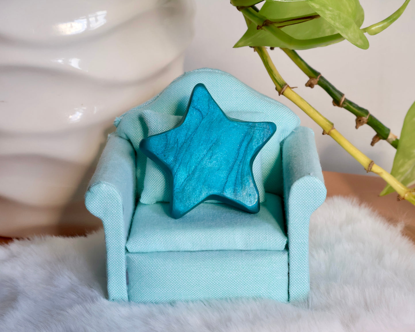 Blue Starfish Worry Stone