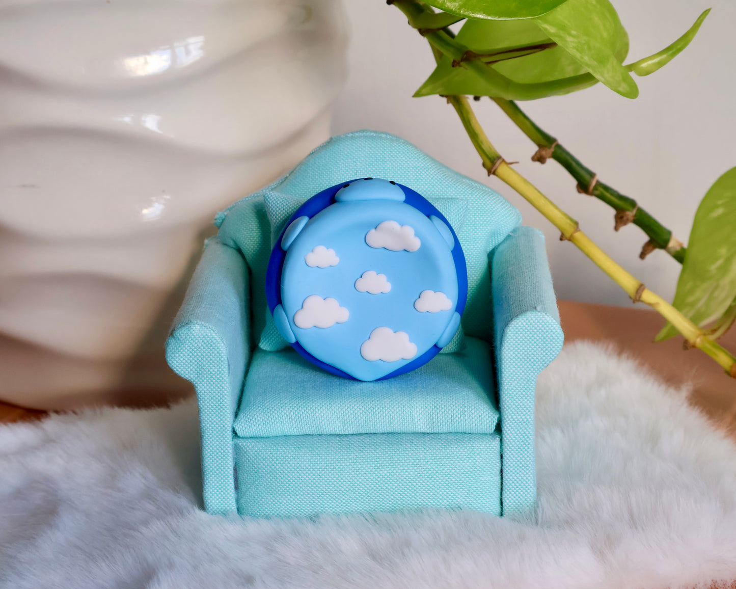 Cloud Turtle Worry Stone