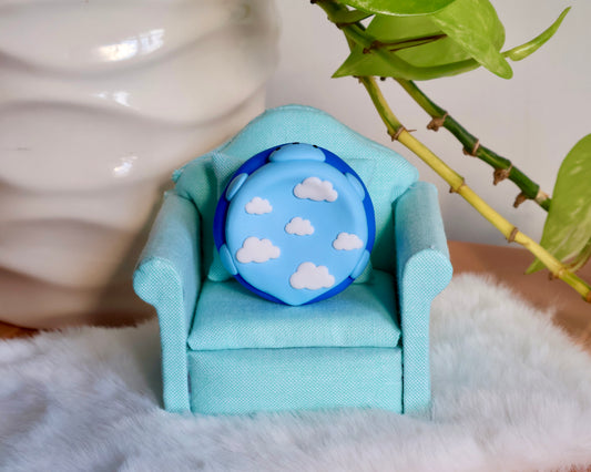 Cloud Turtle Worry Stone